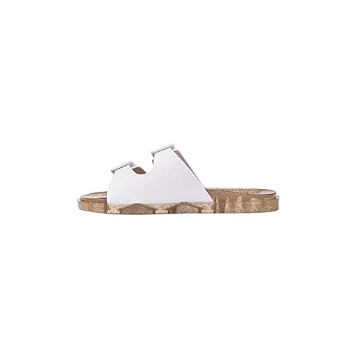 melissa Damen Anuncio ancho Mulas/Zuecos Mujer Blanco Mules Zapatos, White, 40 EU Ballerinas von Melissa