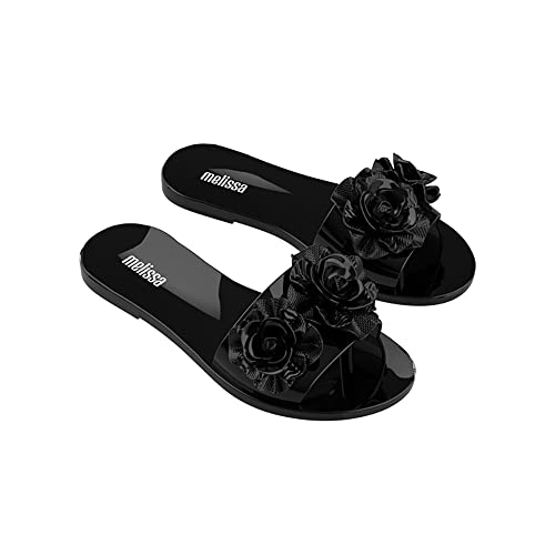 melissa Damen Babe Garden Ad Sandale, Schwarz, 39 EU von Melissa