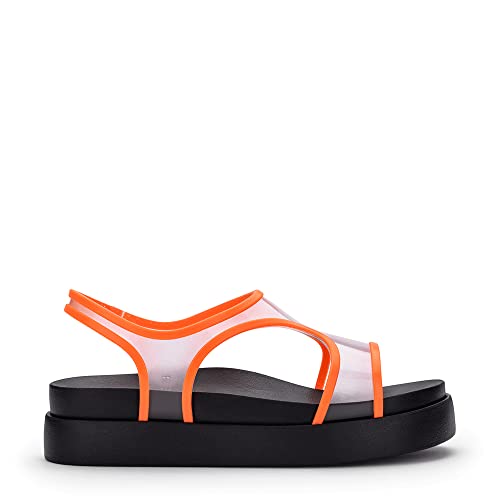 melissa Damen Bikini Platform AD Durchgängies Plateau Sandalen mit Keilabsatz, orange, 37 EU von Melissa