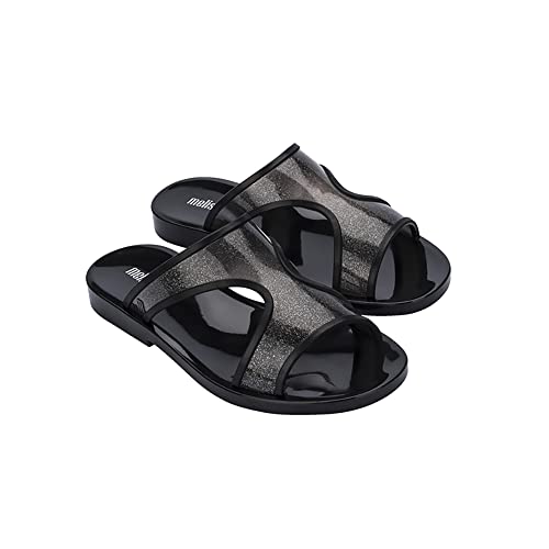 melissa Damen Bikini Slide Ad Flache Sandale, Schwarz, 39 EU von Melissa