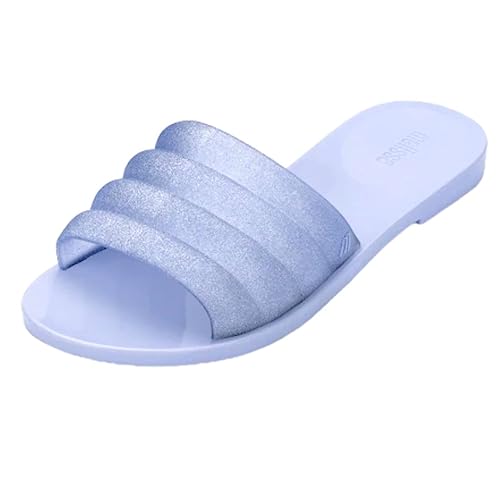 melissa Damen Bless Slide Flache Sandale, blau, 37 EU von Melissa