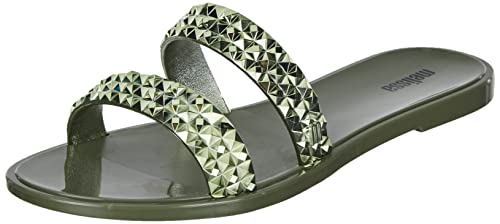 melissa Damen Bling AD Flache Sandale, grün, 40 EU von Melissa