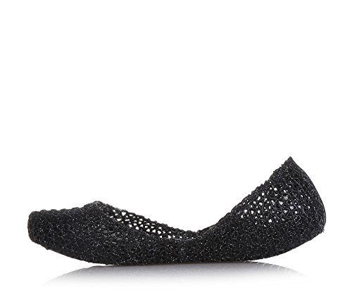 Melissa Damen Campana Papel VII Geschlossene Ballerinas, Schwarz (Black Glitter 52682), 39 EU von Melissa