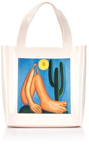 melissa Damen Canvas Bag + Tarsila Do Amaral Ad Kupplung, beige von Melissa