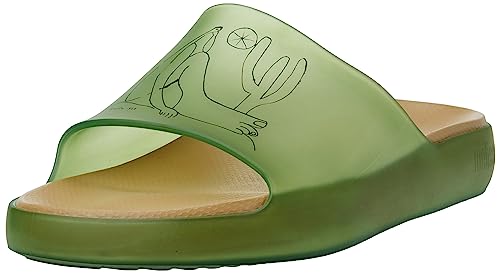melissa Damen Cloud Slide+ Tarsila Do Flache Sandale, grün, 38 EU von melissa