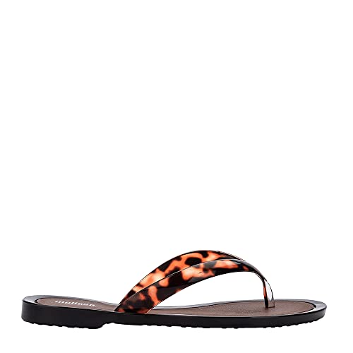 melissa Damen Duo Flip Flop Ad Flache Sandale, braun, 39 EU von Melissa