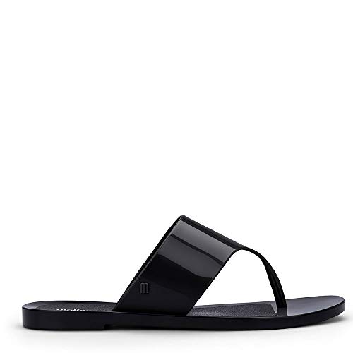 Melissa Damen Essential CHIC AD Flache Sandale, Schwarz, 38 EU von Melissa