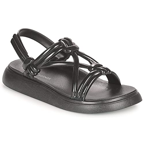 melissa Damen Essential Sand+ Papier Flache Sandale, Schwarz, 37 EU von Melissa