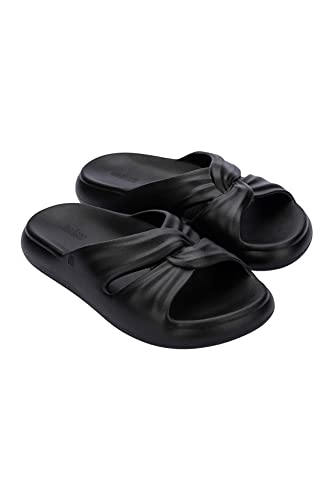 melissa Damen Free Slide AD Flache Sandale, Schwarz, 39 EU von Melissa