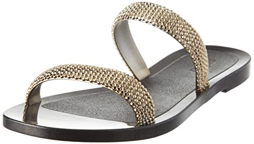 melissa Damen Glitz Ii Ad Flache Sandale, Schwarz, 38 EU von Melissa