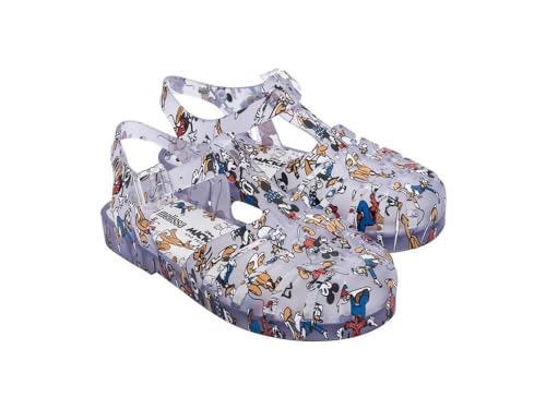 Melissa Damen Mini Possession Print + Fischersandale, durchsichtig, 32 EU von Melissa