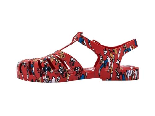 Melissa Damen Possession Print + Mickey Sandale, rot, 40 EU von Melissa