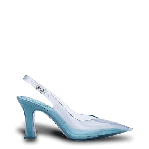 melissa Damen Slingback Heel + Larroude Abgestanzt, blau, 38 EU Schmal von Melissa