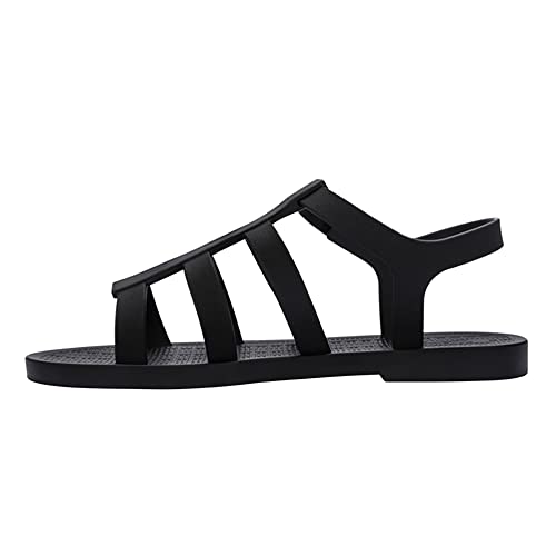 melissa Damen Sun Rodeo Ad Flache Sandale, Schwarz, 39 EU von Melissa