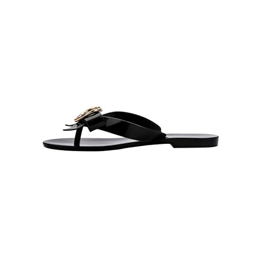 Melissa Harmonic Hot Flip Flops für Damen, Schwarz, EU 38 von Melissa