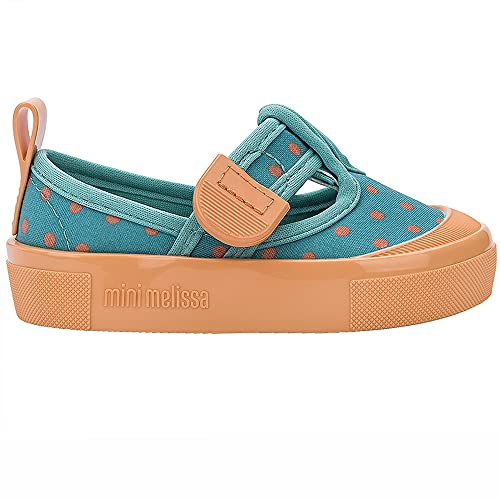 melissa MINI BASIC PRINT BB 53854 ORANGE/BLUE ZUBEHÖR 19/20 EUR, blau, 19/19.5 EU von Melissa