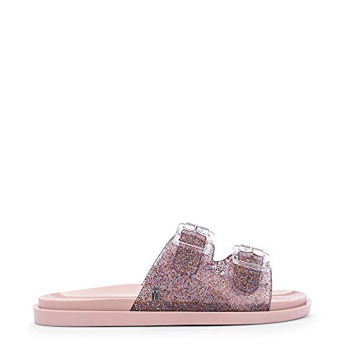 melissa MINI WIDE INF 52937 GLASS PINK GLITTER ZUBEHÖR 28/29 EUR, Rosa, 28/28.5 EU von Melissa