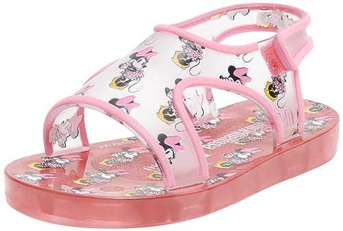 Melissa Mini Acqua + Mickey Mouse BB flache Sandalen für Babys, Rosa, 22/23 EU von Melissa