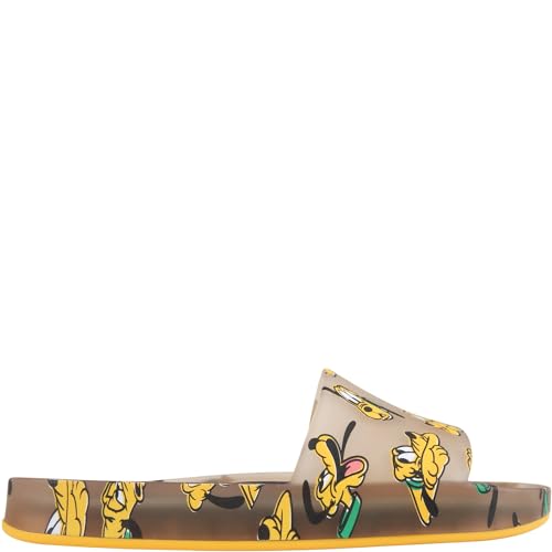 MELISSA Mini Beach Slide + Mickey and Flache Sandale, durchsichtig, 34 EU von Melissa