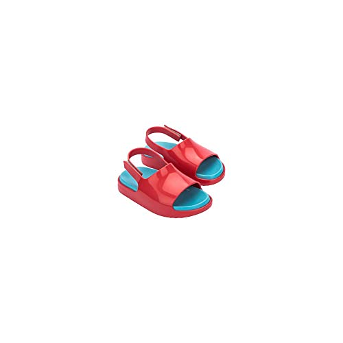 melissa Mini Cloud Sandalen BB Flache Sandalen Mädchen, rot, 28/28.5 EU von Melissa