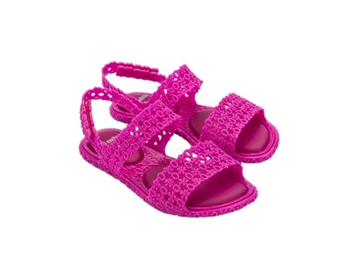 melissa Mini Panc Isabela Capeto Inf Flache Sandale, Rosa, 35 EU von Melissa