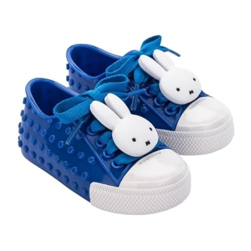 melissa Mini Polibolha + Miffy BB Sneaker für Mädchen, blau, 19/19.5 EU von Melissa