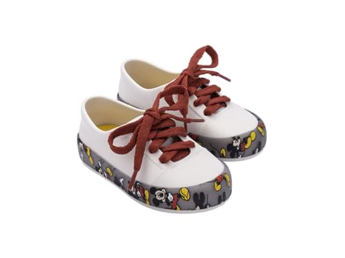 melissa Mini Street + Mickey and Friends BB Sneaker für Mädchen, weiß, 22/22.5 EU von Melissa