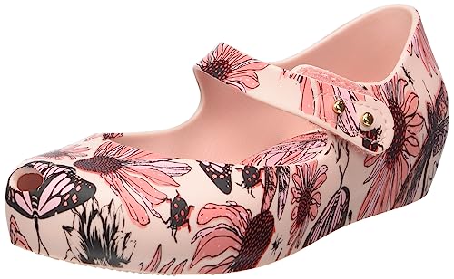 melissa Mini Ultragirl Print BB Sneaker für Mädchen, Rosa, 28/28.5 EU von Melissa