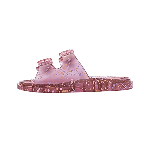 melissa Mini Wide Ii Inf Flache Sandale, Rosa, 31 EU von Melissa