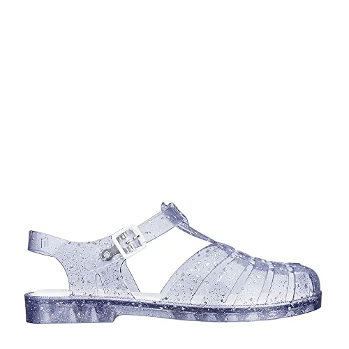 melissa Mixed Possession Ad Flache Sandale , 13644 Hell / Silber GLITTER, 41/42 EU von Melissa