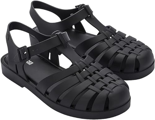 melissa Possession Italy Unisex Erwachsene Fischersandalen, Schwarz, 41/41.5 EU von Melissa