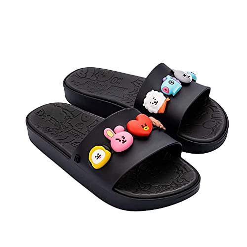 melissa Unisex Beach Slide Next Gen + Bt21 Flache Sandale, Schwarz, 38 EU von Melissa