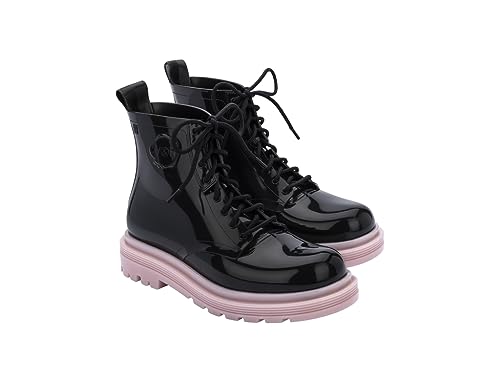 melissa Unisex Coturno + Viktor and Rolf Ad Mode-Stiefel, Schwarz, 43 EU von Melissa