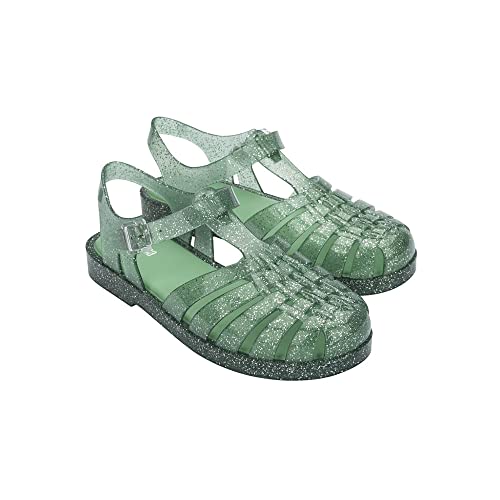 melissa Unisex Possession Shiny Ad Sandale, grün, 39 EU von Melissa