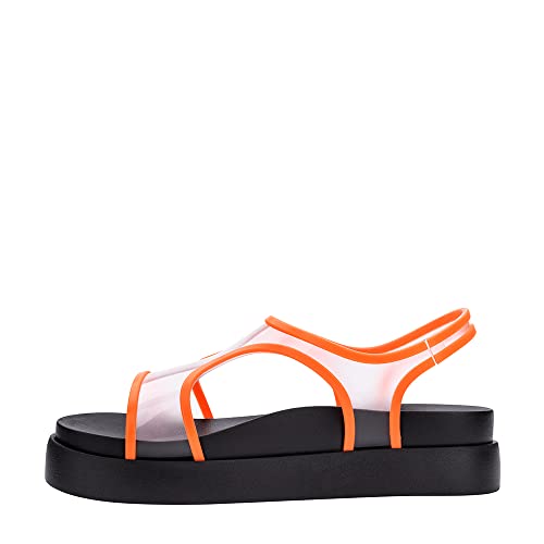 melissa Damen Bikini Platform AD Durchgängies Plateau Sandalen mit Keilabsatz, orange, 37 EU von Melissa