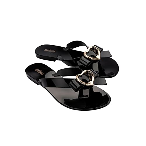 melissa Damen Harmonisch, Hot Ad Flache Sandale, Schwarz, 39 EU von Melissa