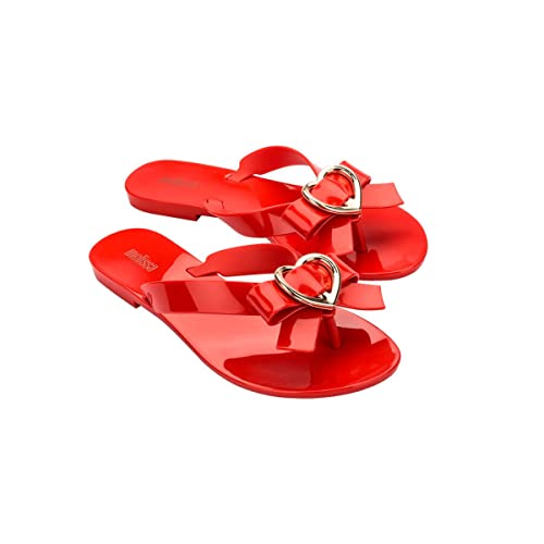 melissa Damen Harmonisch, Hot Ad Flache Sandale, rot, 39 EU von Melissa