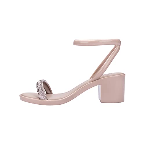 melissa Damen Shiny Heel Ad Ballerinas, Rosa, 40 EU von Melissa