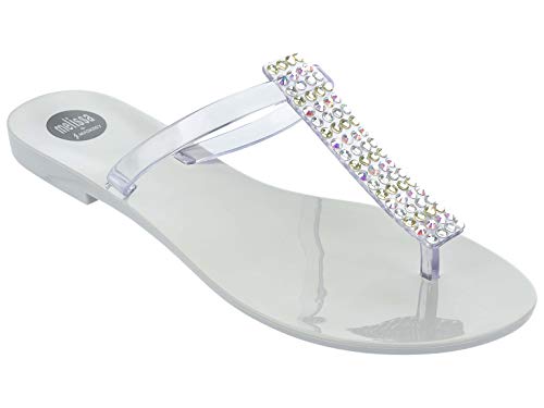 melissa HARMONIC + J. MASKREY AD 52463 SILVER/SILBER 41/42 EUR, durchsichtig, 41/41.5 EU von Melissa