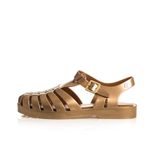 melissa Mixed Possession Ad Flache Sandale , AB474 Gold, 43 EU von Melissa