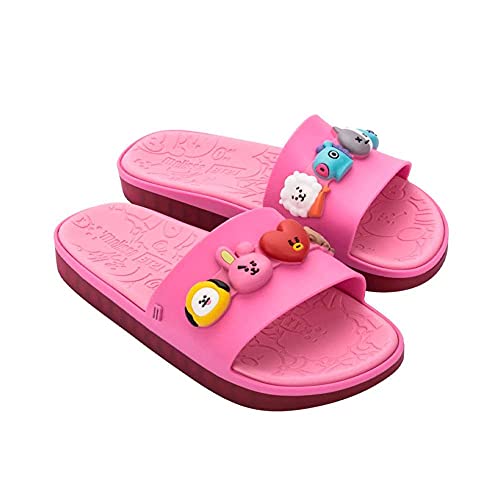 melissa Unisex Beach Slide Next GEN + BT21 Flache Sandale, Rosa, 39 EU von Melissa