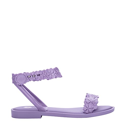 melissa Wave Sandal Blossom +, flache Sandalen für Damen, Lila, 35/35.5 EU von Melissa