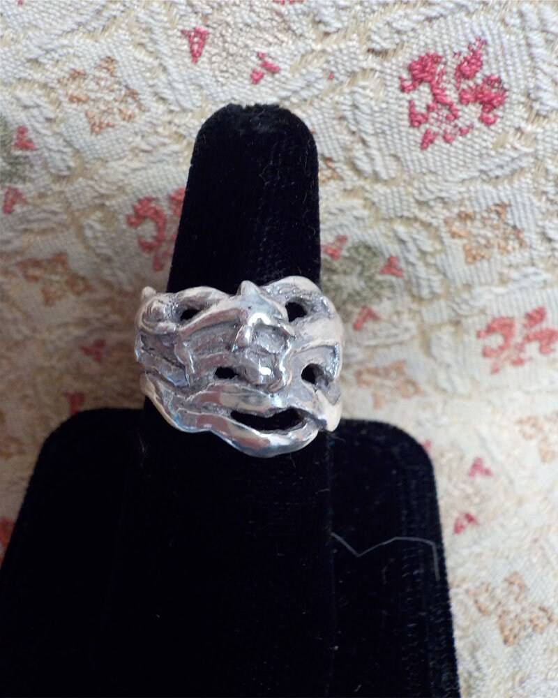 Silber Drei Delphin Ring Silber Drei Delphin Ring von MelissaToade