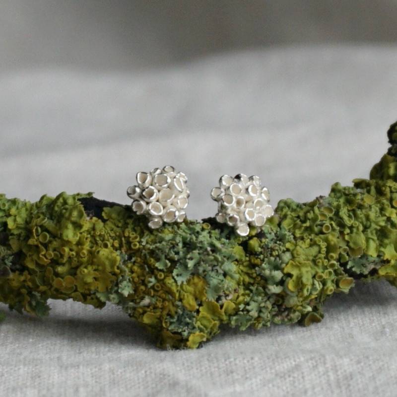 Green Man Forrest Ohrstecker | Flechte Ohrringe Moos Waldland Folklore von MelissaYJewellery