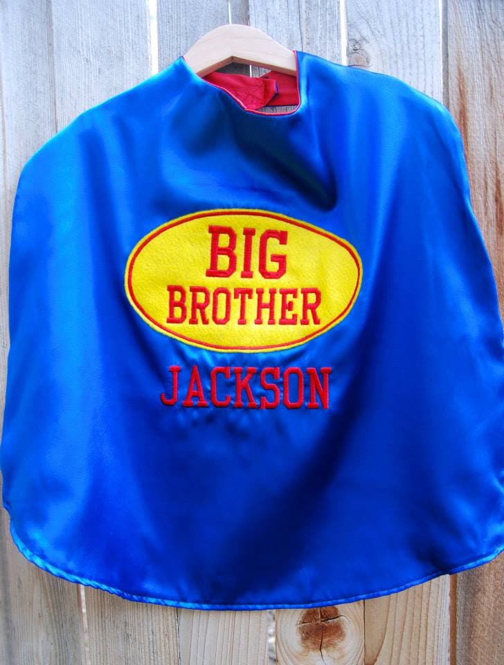 Big Brother Umhang Personalisiert Und Maskenset von MelissasStitches