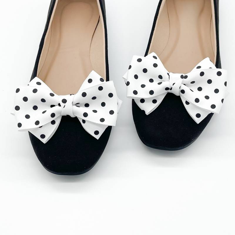 Polka Dot Schleife Schuhclips | 2Farbig Polka Dot Schleife Schuhclips | 2Farbig von Melissavelia