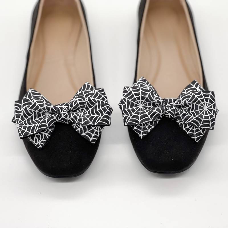 Spinnennetz Bogen Schuhclips | Halloween-Schuhclips Trachten Hexenschuhe Spinnennetz Bogen Schuhclips | Halloween-Schuhclips Trachten Hexenschuhe von Melissavelia