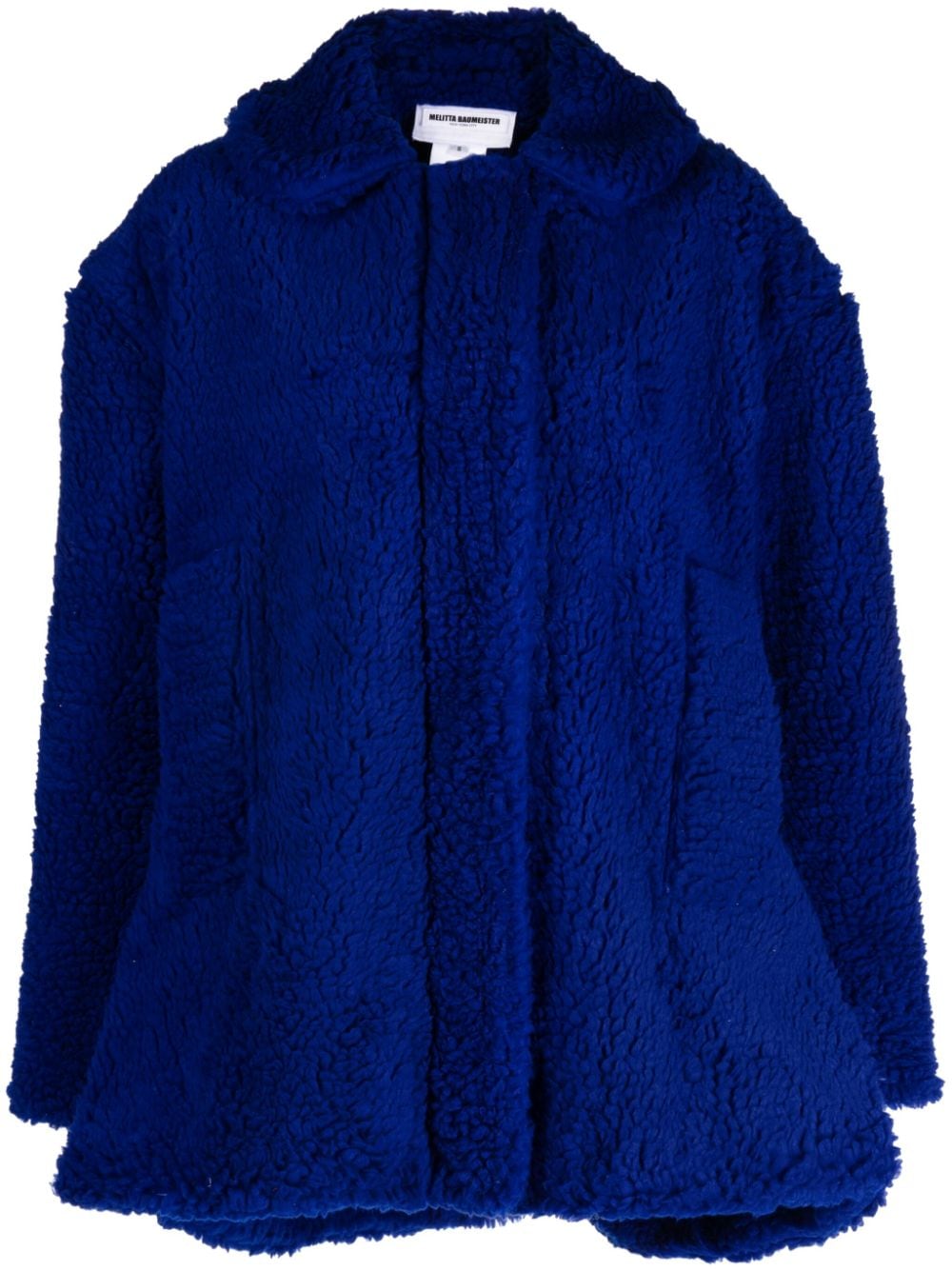 Melitta Baumeister Hemdjacke aus Faux Shearling - Blau von Melitta Baumeister