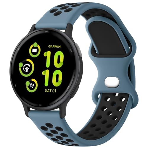 Meliya Uhrenarmband für Garmin Vivoactive 5 / Vivoactive 3, Garmin Venu 2 Plus / Venu Sq / Venu Uhrenarmbänder für Damen und Herren, weiches Silikon, Sport-Ersatzband für Garmin Vivoactive 5, von Meliya