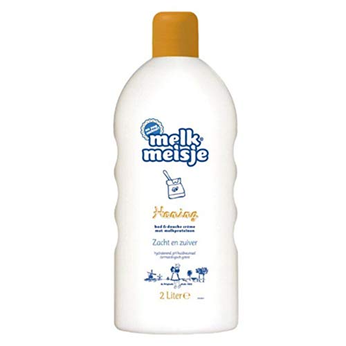 Milch Mädchen Bad und Dusche Honig, 2000 ml Milch Mädchen Bad und Dusche Honig, 2000 ml von Melkmeisje